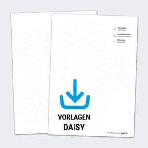 Druckvorlagen zum Download für das Tutorial "Daisy".